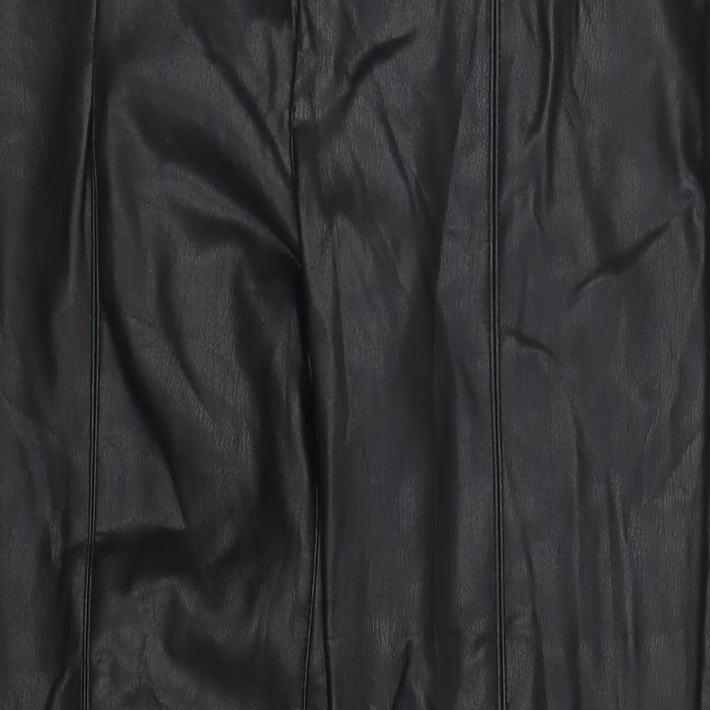 Womens UK Size 12 Papaya Regular Fit Skinny Black Jeans