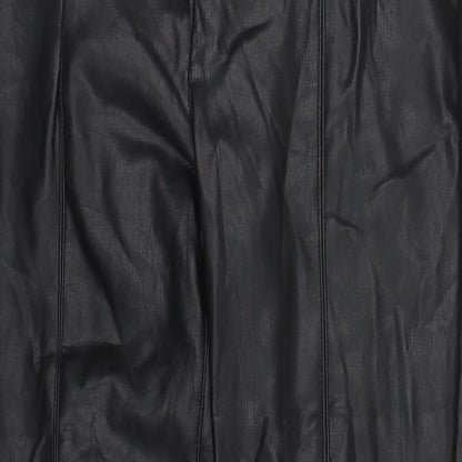 Womens UK Size 12 Papaya Regular Fit Skinny Black Jeans