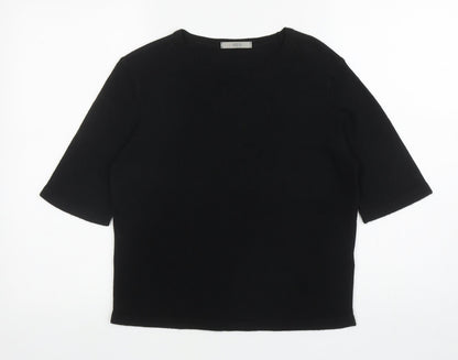 Womens UK Size 12 Marks and Spencer Black Pullover Jumper