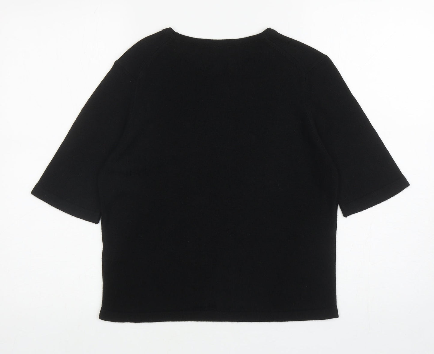 Womens UK Size 12 Marks and Spencer Black Pullover Jumper