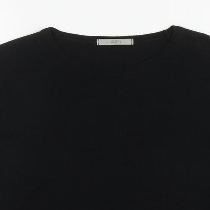 Womens UK Size 12 Marks and Spencer Black Pullover Jumper