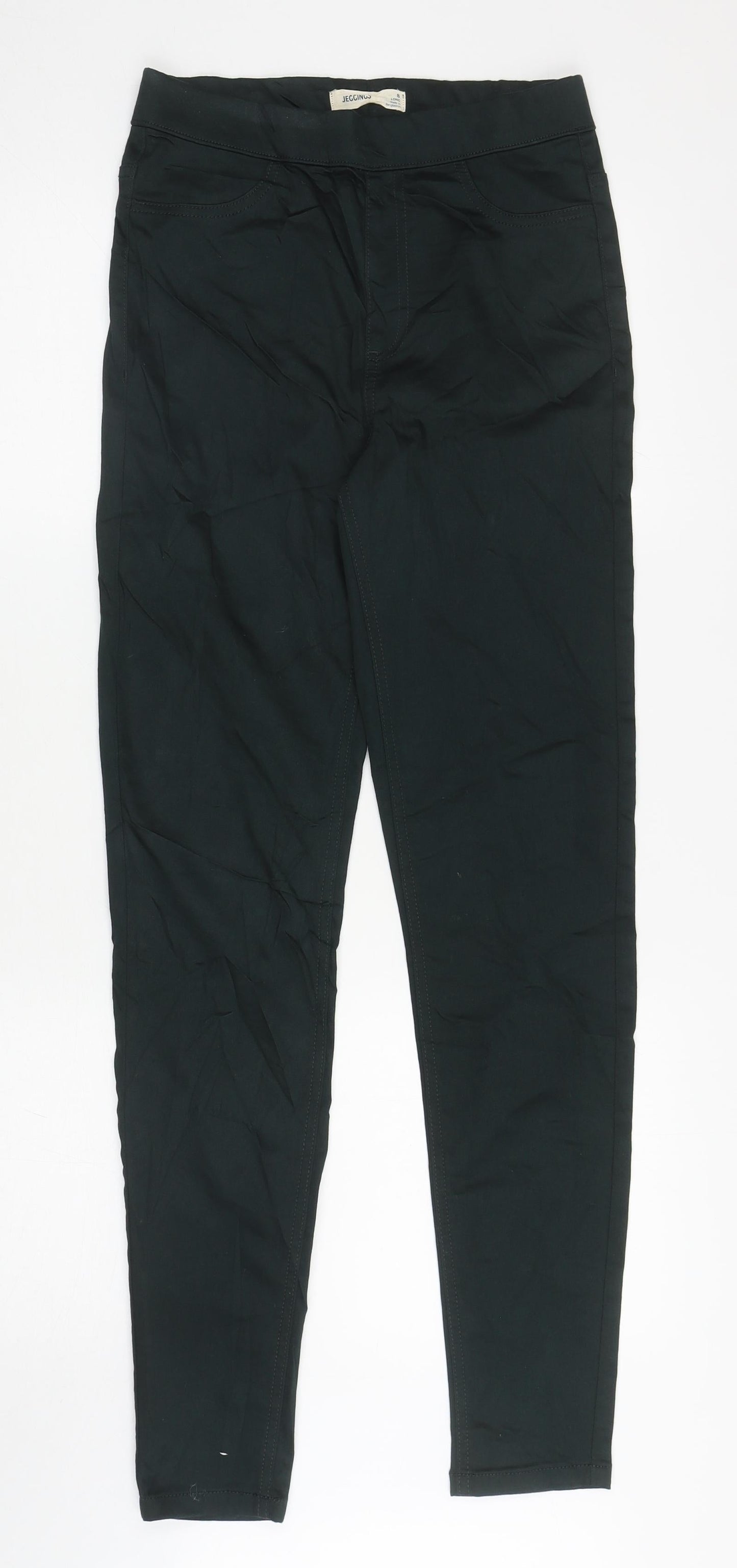 Womens UK Size 8 Marks and Spencer Regular Fit Jegging Green Jeans