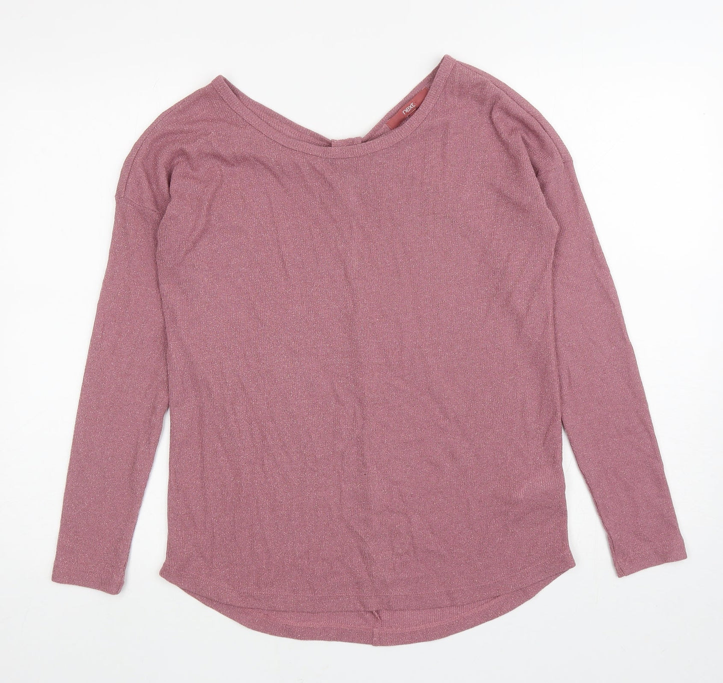 Womens UK Size 8 NEXT Pink Basic T-Shirt