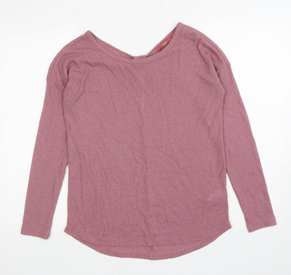 Womens UK Size 8 NEXT Pink Basic T-Shirt