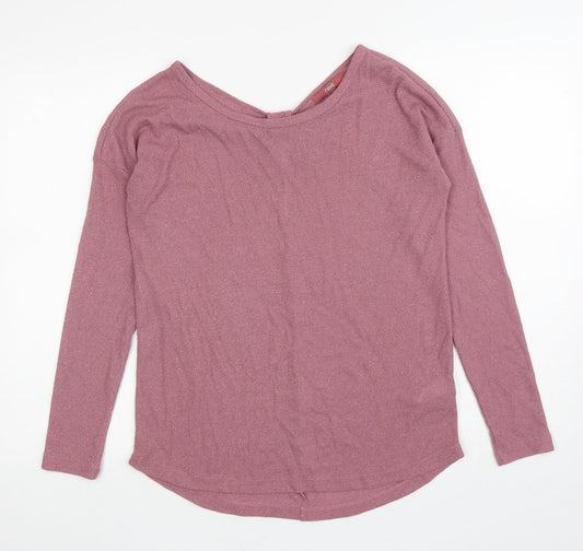 Womens UK Size 8 NEXT Pink Basic T-Shirt