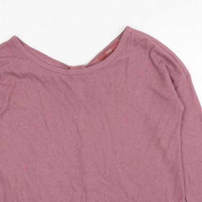 Womens UK Size 8 NEXT Pink Basic T-Shirt