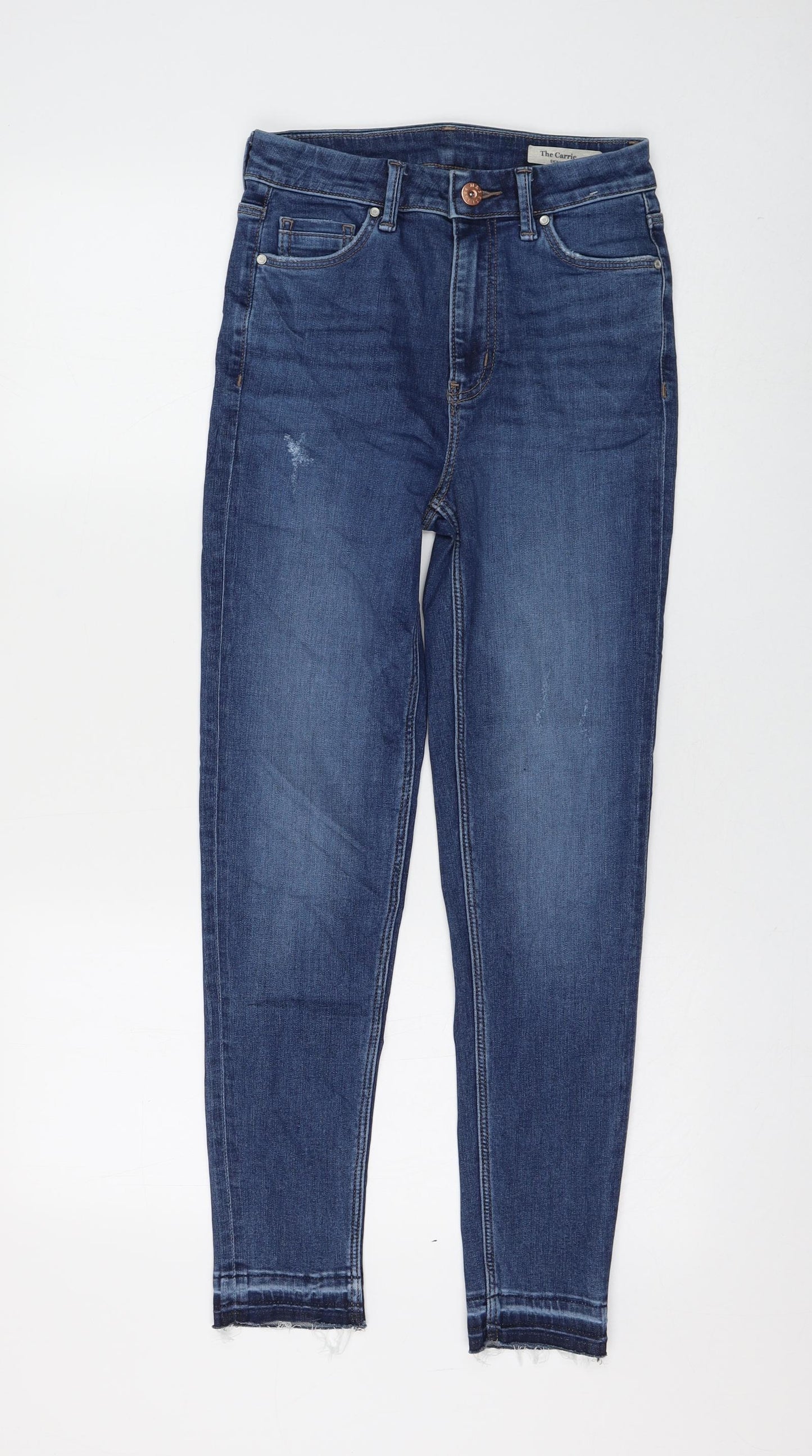 Womens UK Size 6 Marks and Spencer Regular Fit Skinny Blue Jeans