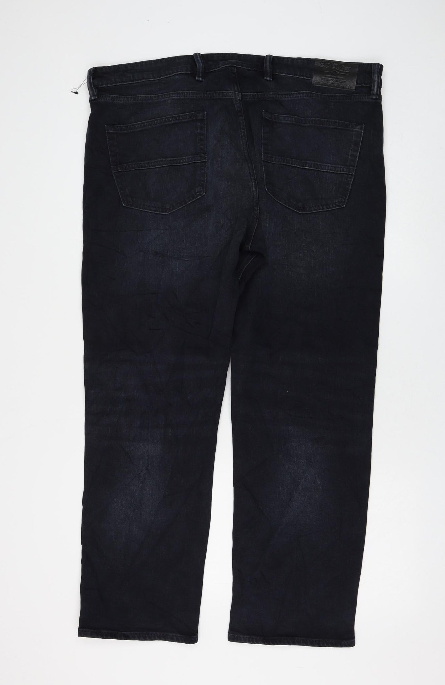 Womens UK Size 40 in Marks and Spencer Regular Fit Straight Black Jeans