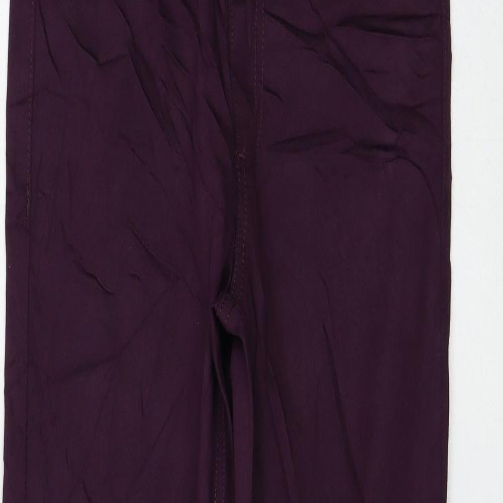 Womens UK Size 6 Marks and Spencer Regular Fit Jegging Purple Jeans