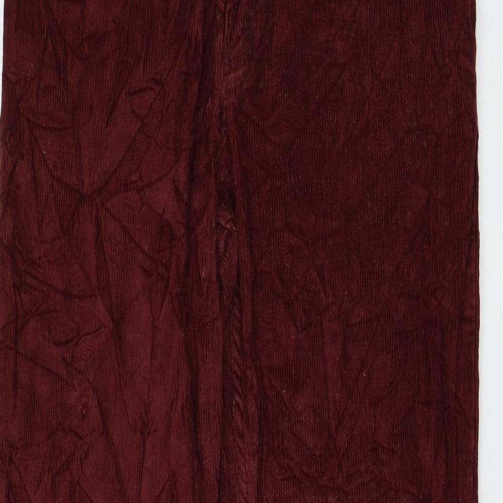 Womens UK Size 32 in Moto Regular Fit  Red Trousers