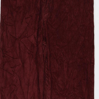 Womens UK Size 32 in Moto Regular Fit  Red Trousers