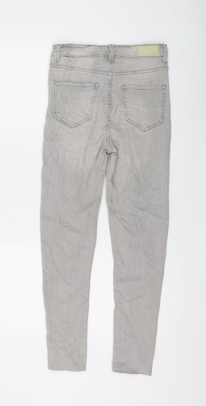 Womens UK Size 8 Marks and Spencer Regular Fit Skinny Grey Jeans