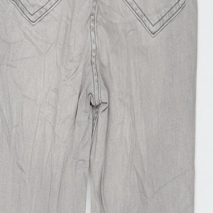 Womens UK Size 8 Marks and Spencer Regular Fit Skinny Grey Jeans