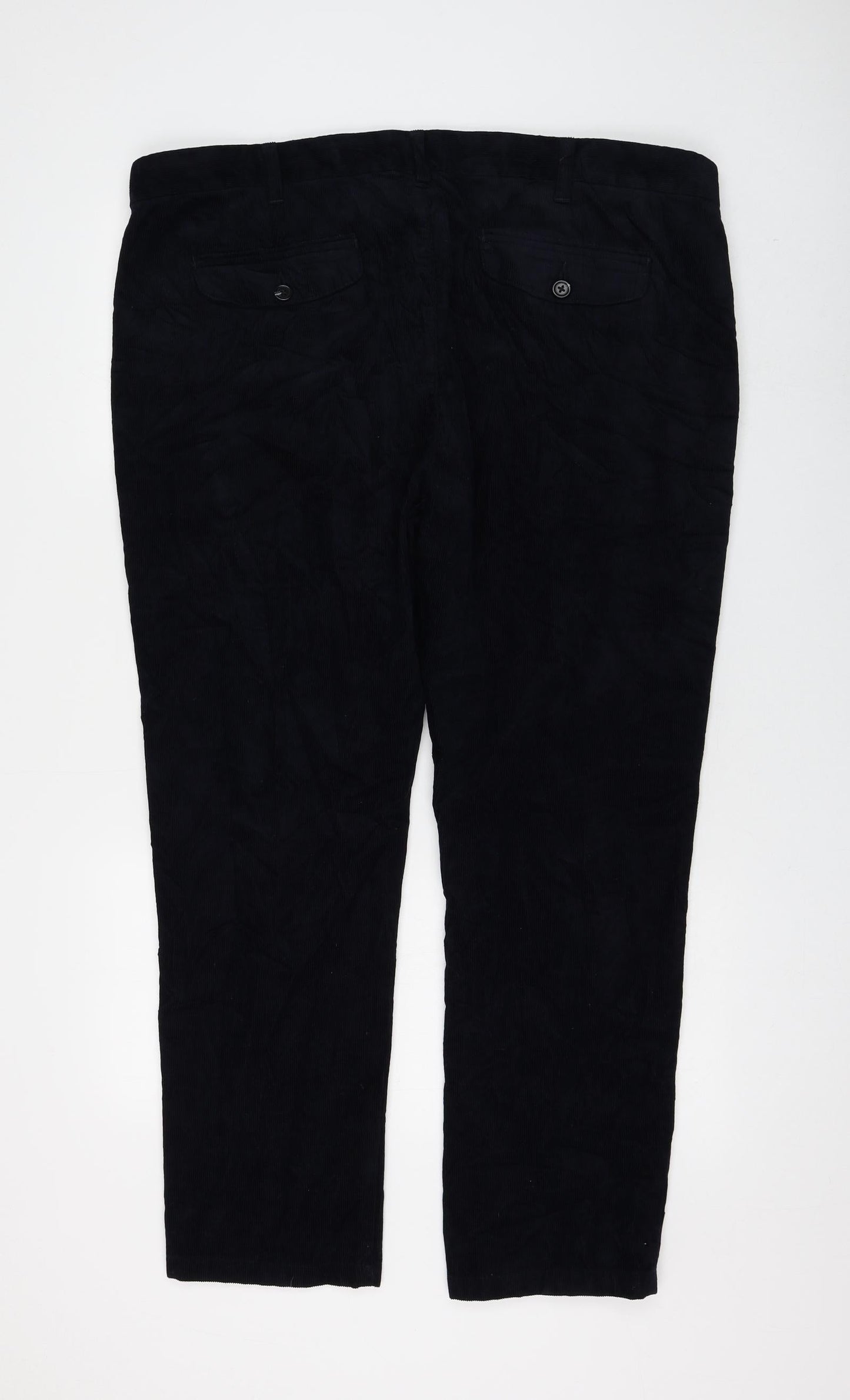 Womens UK Size 42 in Marks and Spencer Regular Fit  Blue Trousers