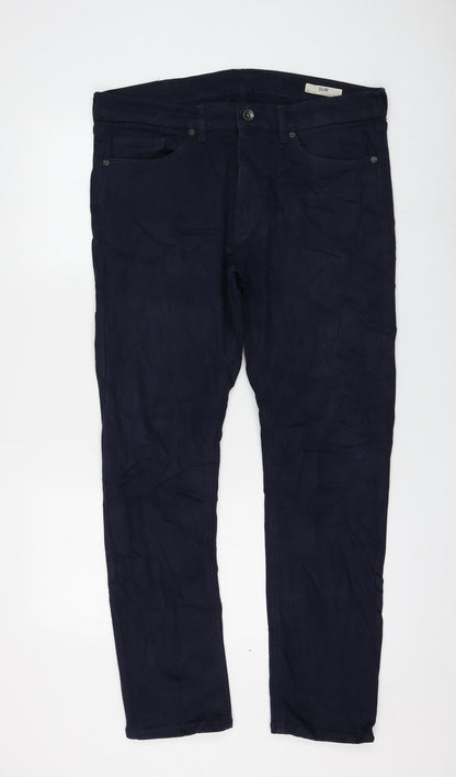 Womens UK Size 36 in Marks and Spencer Regular Fit Straight Blue Jeans