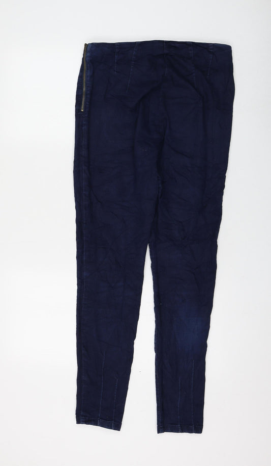 Phase Eight Womens Blue Cotton Skinny Jeans Size 30 in L30 in Regular Zip