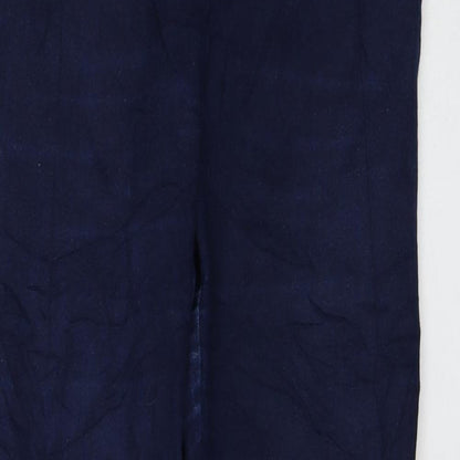 Phase Eight Womens Blue Cotton Skinny Jeans Size 30 in L30 in Regular Zip