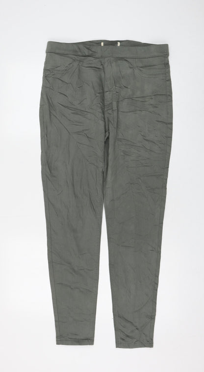 Womens UK Size 32 in Preworn Regular Fit Jegging Green Jeans