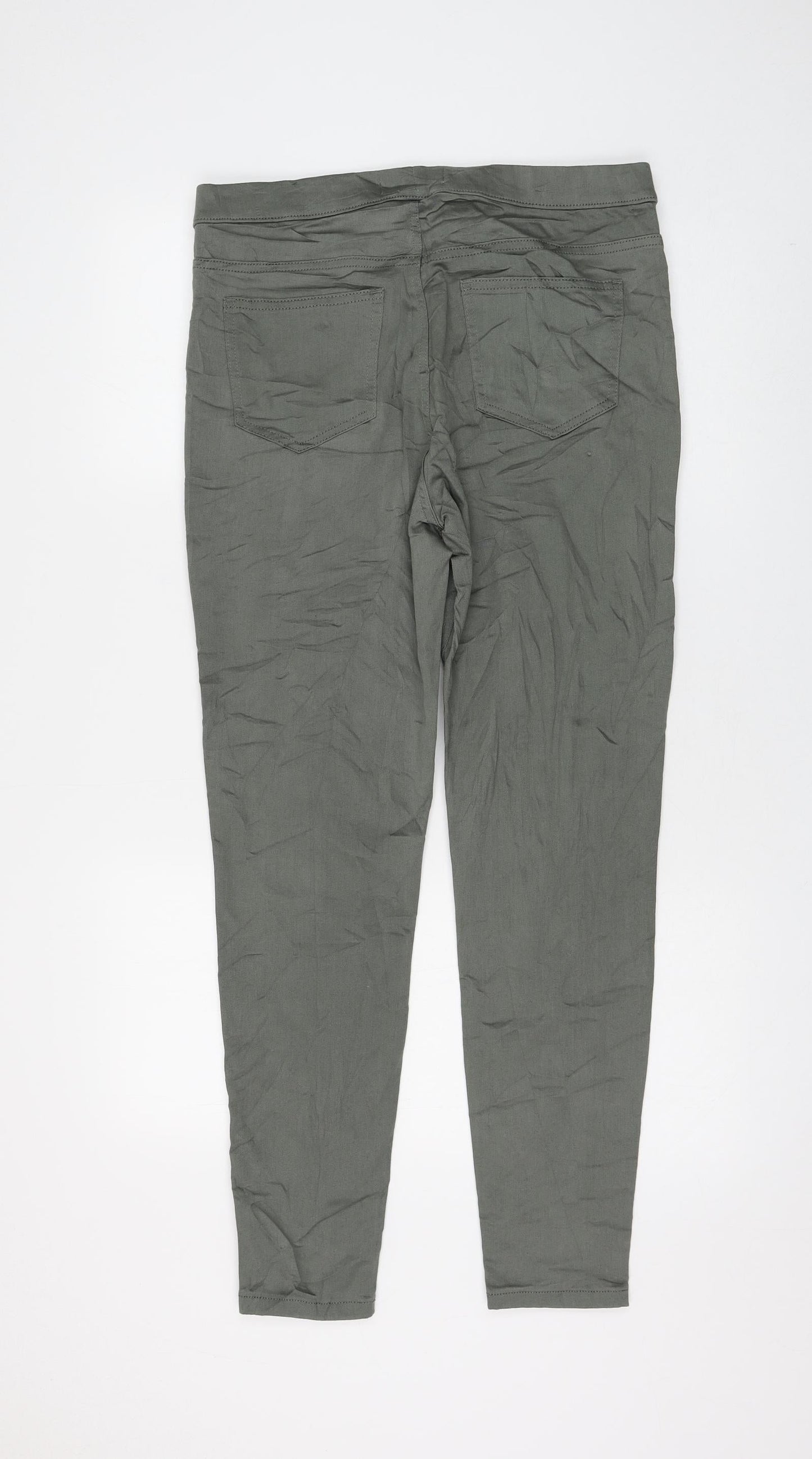 Womens UK Size 32 in Preworn Regular Fit Jegging Green Jeans