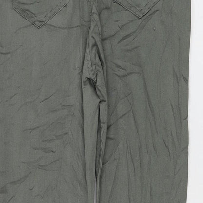 Womens UK Size 32 in Preworn Regular Fit Jegging Green Jeans