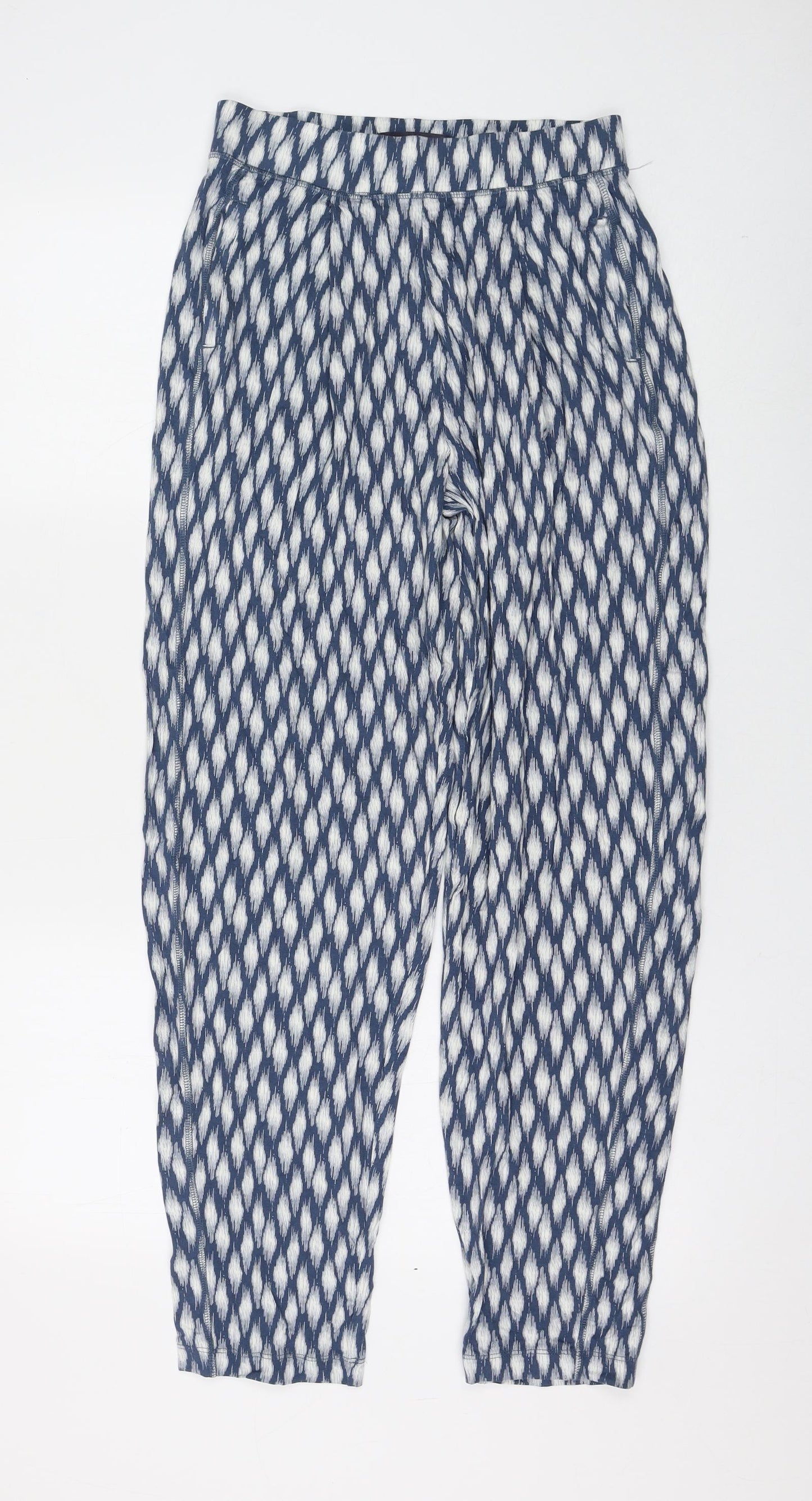 Womens UK Size 8 Marks and Spencer Regular Fit Jogger Blue Trousers