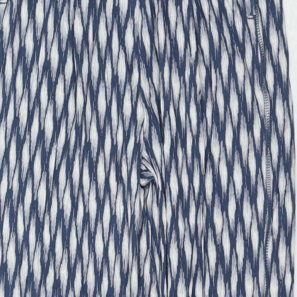 Womens UK Size 8 Marks and Spencer Regular Fit Jogger Blue Trousers