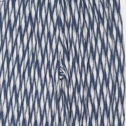 Womens UK Size 8 Marks and Spencer Regular Fit Jogger Blue Trousers
