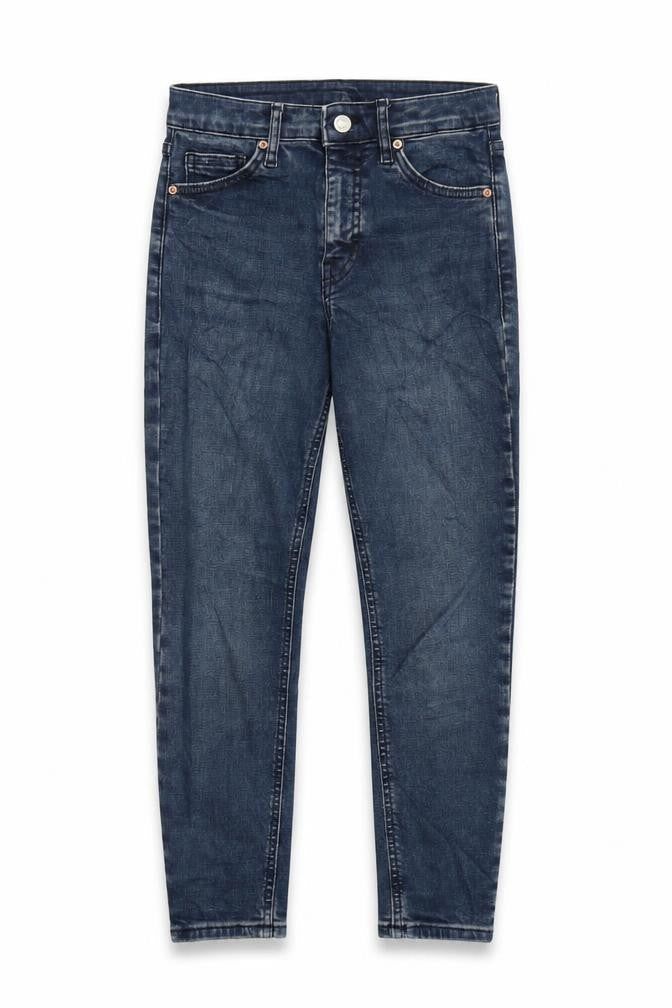 Womens UK Size 25 in Topshop Regular Fit Skinny Blue Jeans