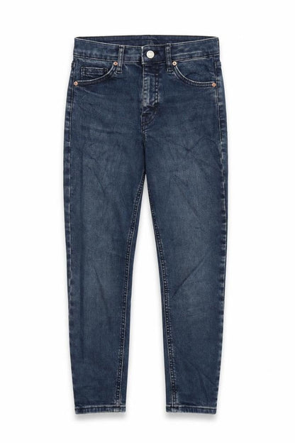 Womens UK Size 25 in Topshop Regular Fit Skinny Blue Jeans