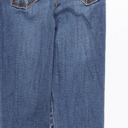 Gap Womens Blue Cotton Skinny Jeans Size 10 L25 in Regular - Short