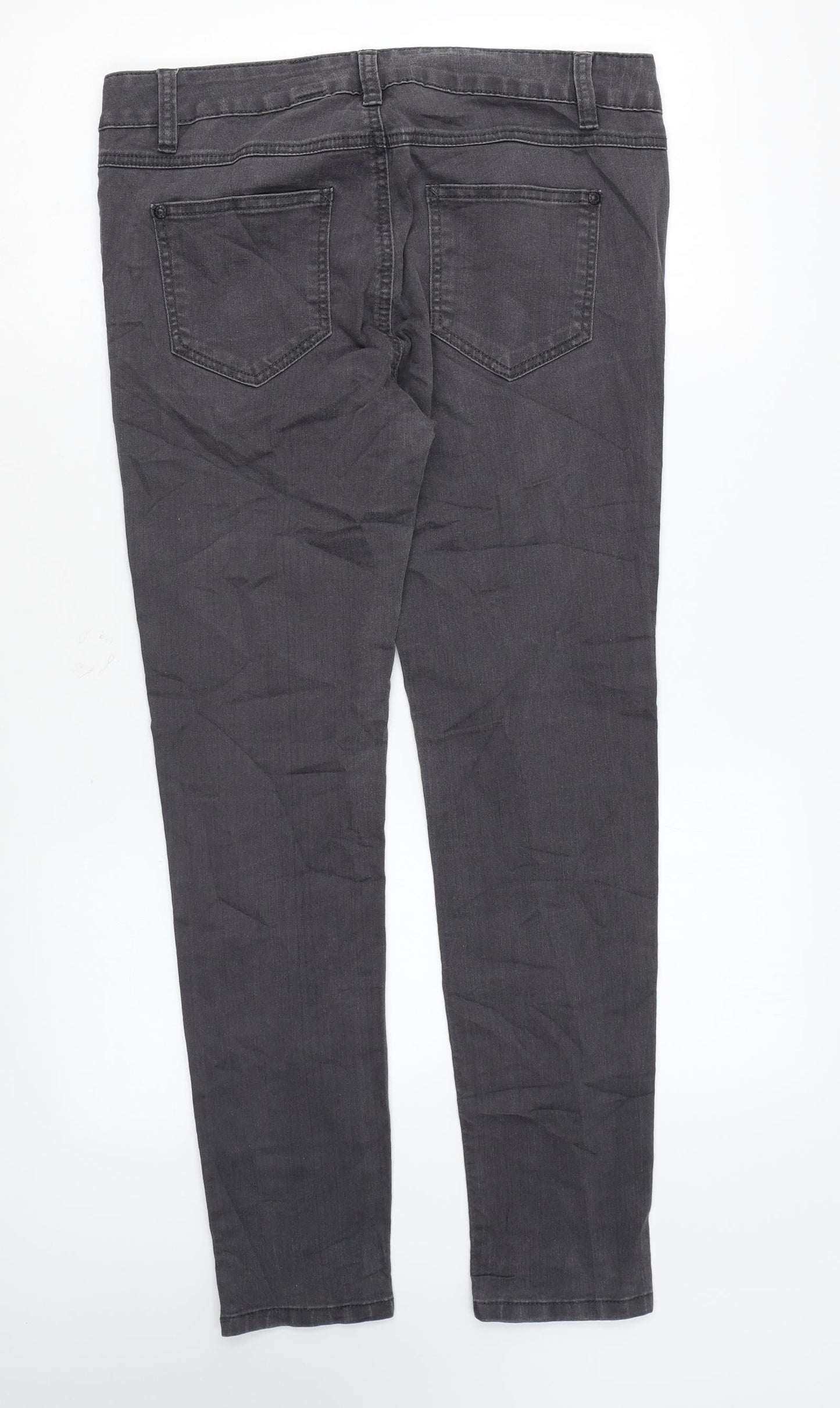 Womens UK Size 12 Yes Yes Regular Fit Skinny Grey Jeans