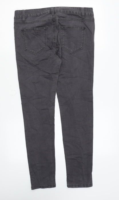 Womens UK Size 12 Yes Yes Regular Fit Skinny Grey Jeans