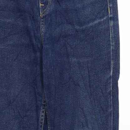Womens UK Size 27 in H&M Regular Fit Skinny Blue Jeans
