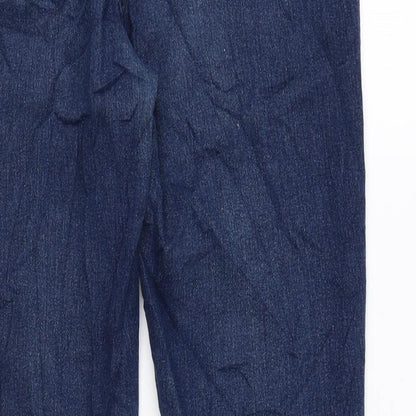 Womens UK Size 27 in H&M Regular Fit Skinny Blue Jeans