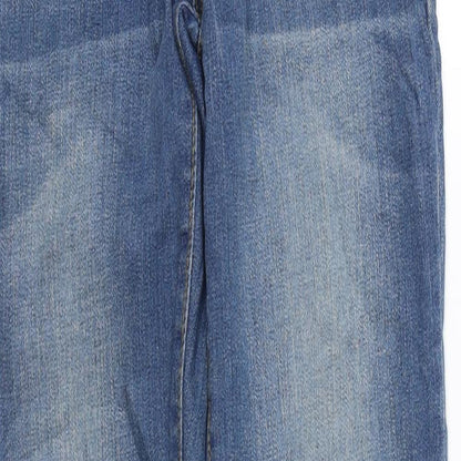 Nuon Womens Blue Cotton Skinny Jeans Size 6 L29 in Regular Zip