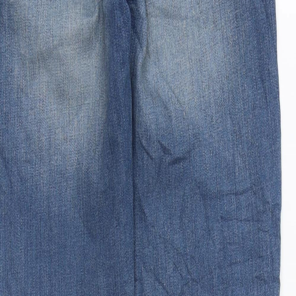 Nuon Womens Blue Cotton Skinny Jeans Size 6 L29 in Regular Zip