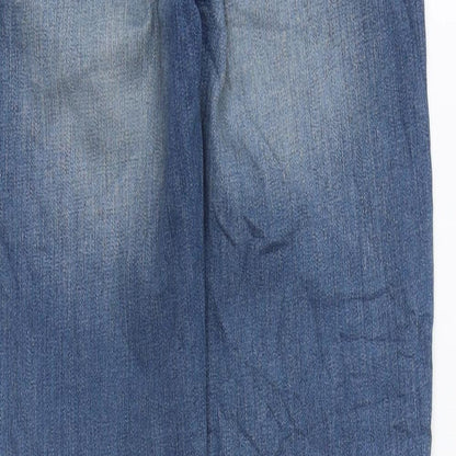 Nuon Womens Blue Cotton Skinny Jeans Size 6 L29 in Regular Zip