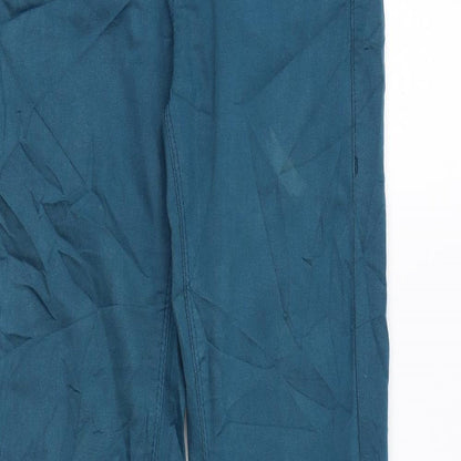 Topshop Womens Blue Cotton Skinny Jeans Size 26 in L32 in Regular Button