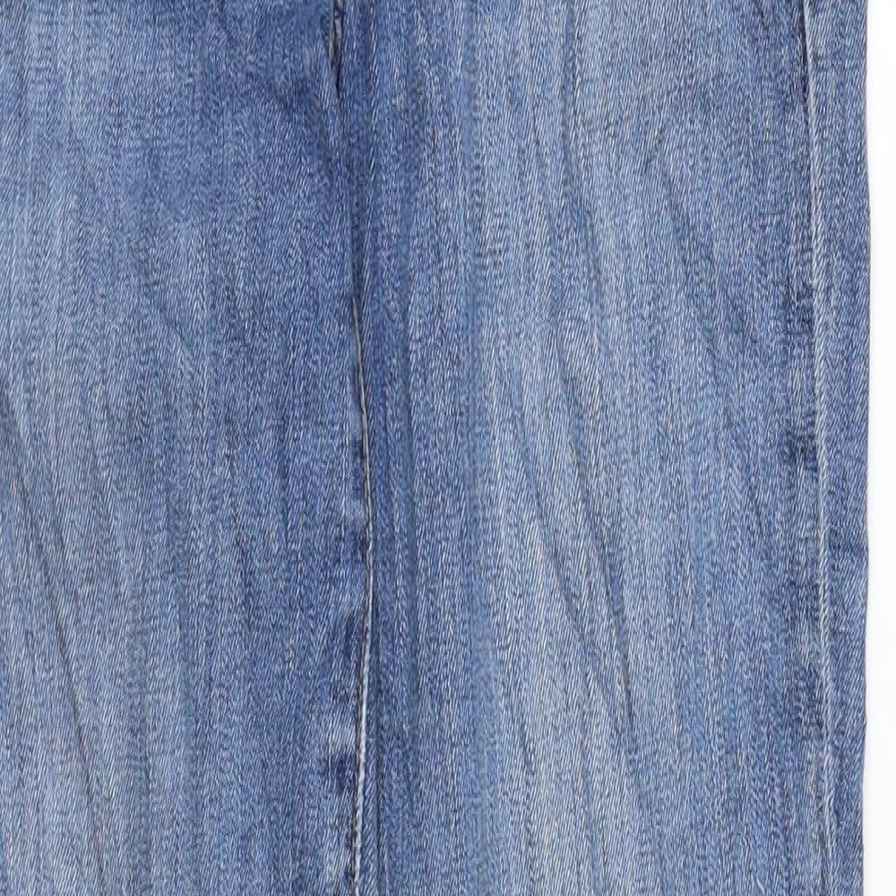 Gap Womens Blue Cotton Skinny Jeans Size 28 in L29 in Regular Zip