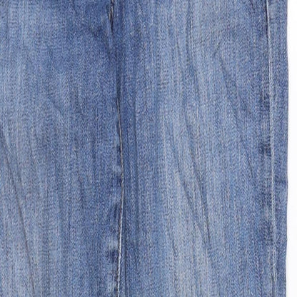 Gap Womens Blue Cotton Skinny Jeans Size 28 in L29 in Regular Zip