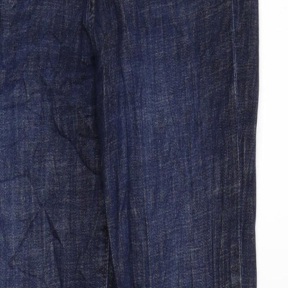 Gap Womens Blue Cotton Skinny Jeans Size 28 in L29 in Regular Zip