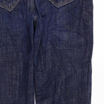 Gap Womens Blue Cotton Skinny Jeans Size 28 in L29 in Regular Zip