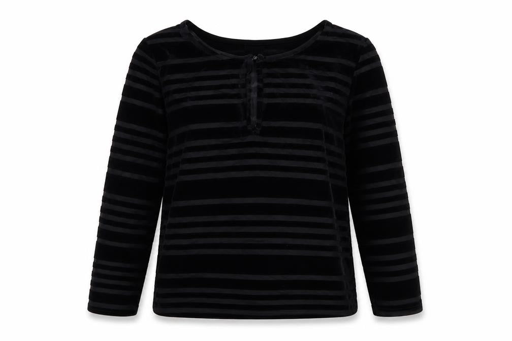 Womens UK Size S Cooperative Black Basic Blouse