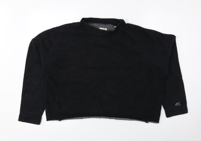 Womens UK Size 10 Jack Wills Black Pullover Sweatshirt