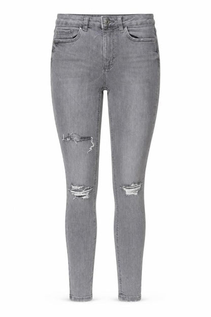 Womens UK Size 8 Denim & Co. Regular Fit Skinny Grey Jeans