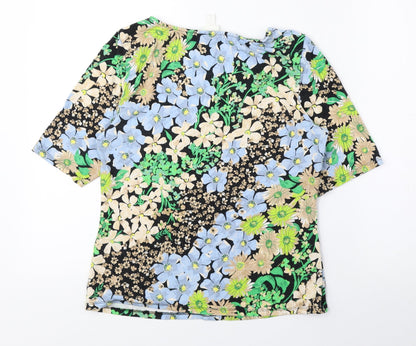 Womens UK Size S H&M Multicoloured Basic Blouse