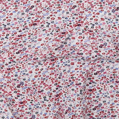 Jack Wills Womens Multicoloured Floral Viscose Basic Blouse Size 4 V-Neck