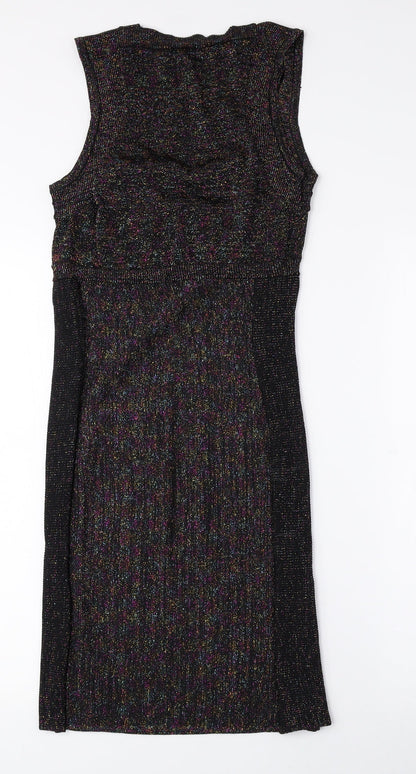 H&M Womens Multicoloured Viscose A-Line Size S Sweetheart Pullover