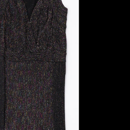 H&M Womens Multicoloured Viscose A-Line Size S Sweetheart Pullover