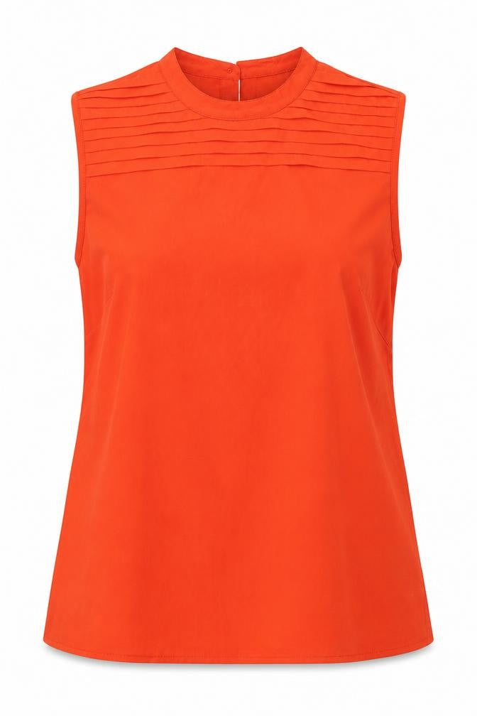 Womens UK Size 12 ASOS Orange Basic Blouse